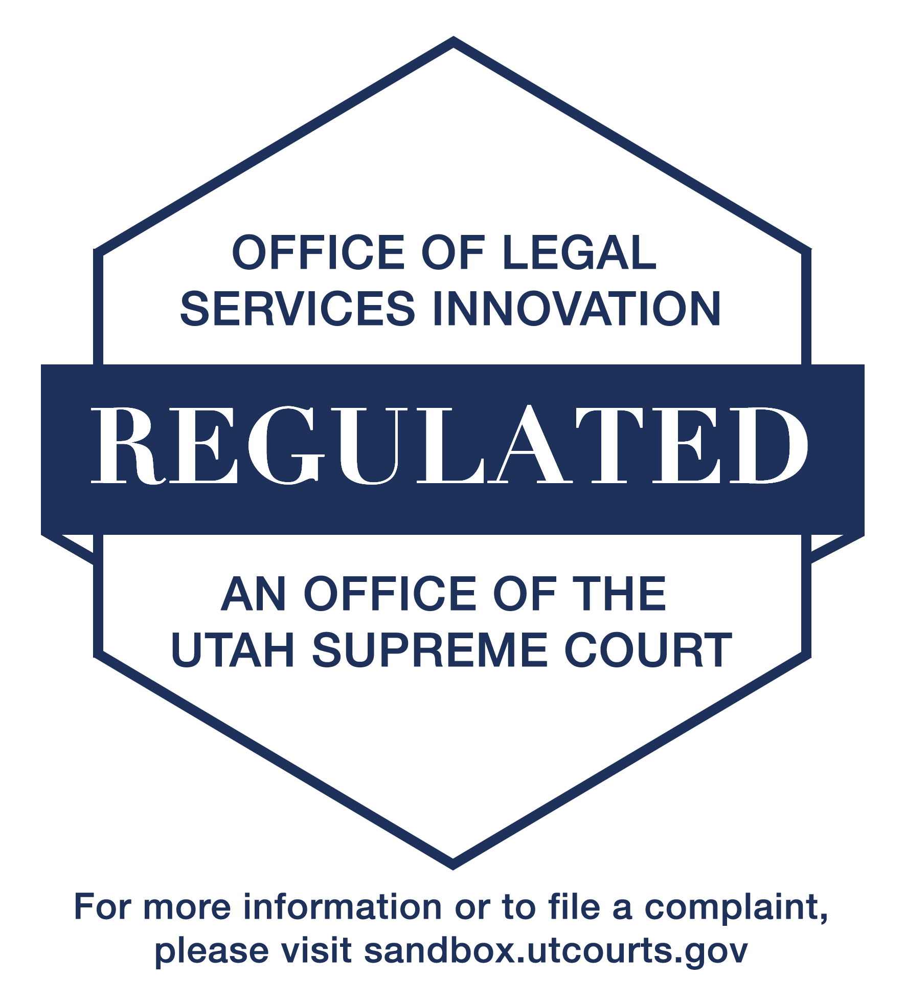 Utah Regulatory Legal Sandbox Badge